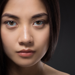 Pretty Asian Women With Healthy Hair