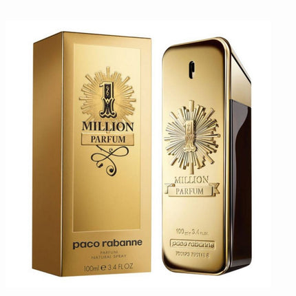 1 Million Parfum 100mL by Paco Rabanne along with its Packaging