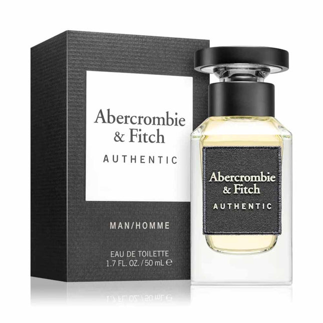 Abercrombie & Fitch Authentic For Men EDT 50mL along with its Packaging