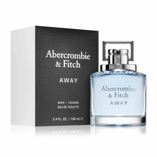 Abercrombie & Fitch Away Men EDT 100mL along with its packaging