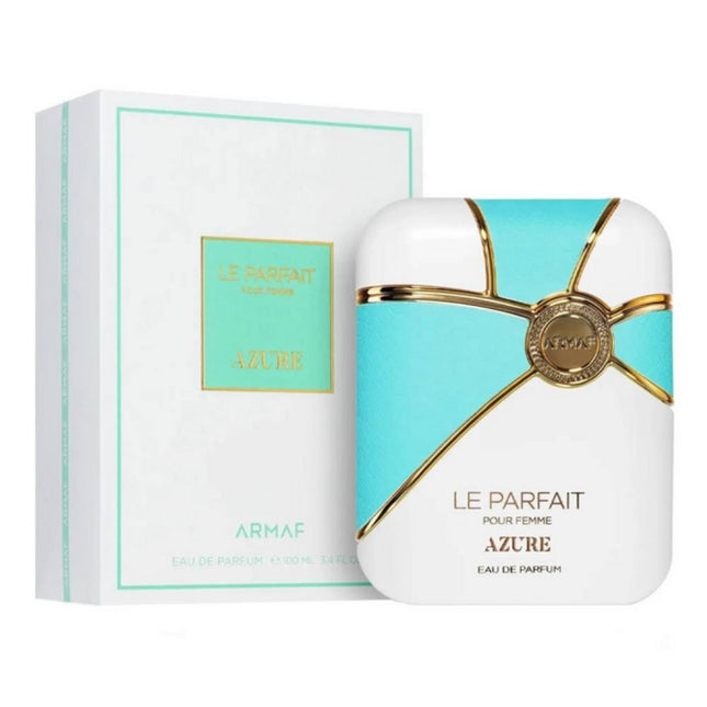 Armaf Le Parfait Azure Pour Femme EDP 100mL along with its Box