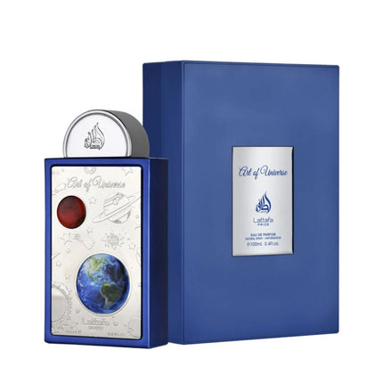 Art of Universe EDP 100mL by Lattafa along with its Packing