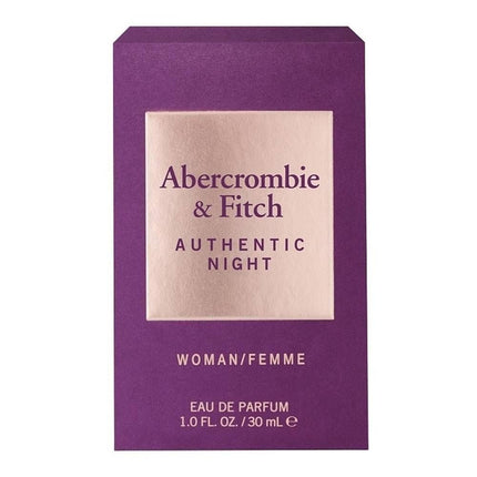 The packaging of Authentic Night for Women EDP 30mL