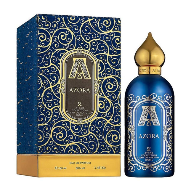 Azora EDP 100mL by Attar Collection along with its Packaging