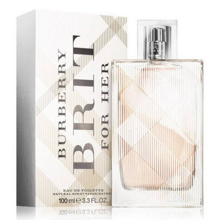 Burberry Brit for Women Eau de Toilette 100mL along with its packaging