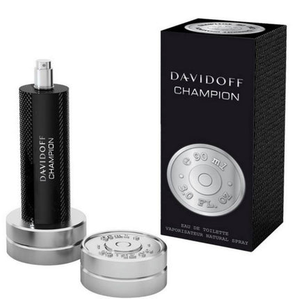 Davidoff Champion for Men EDT 90mL along with its packaging