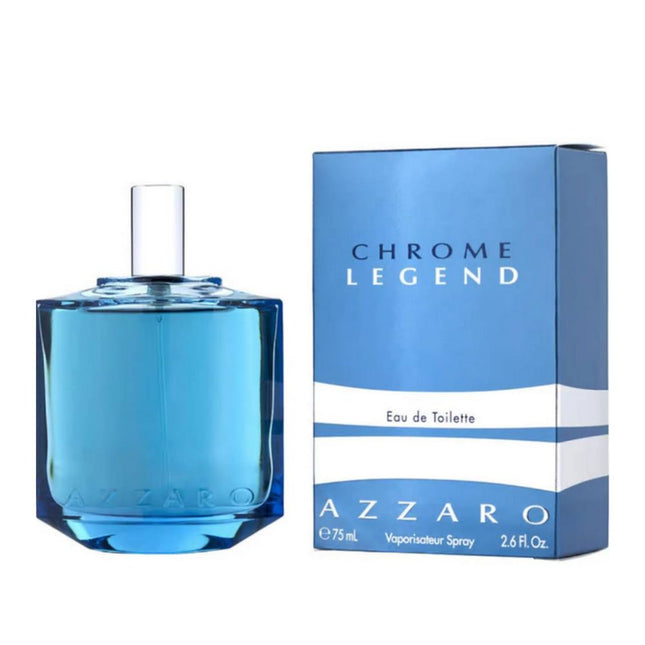 Chrome Legend EDT 75mL by Azzaro along with its Box
