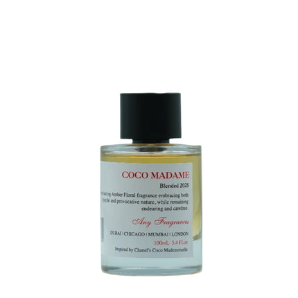 ANY fragrances Coco Madame EDP 100mL spray bottle.