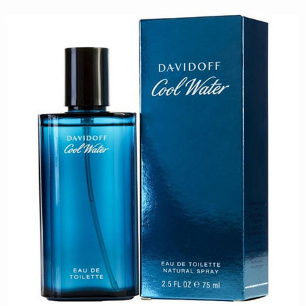 Davidoff Cool Water for Men EDT 75mL along with its Packaging