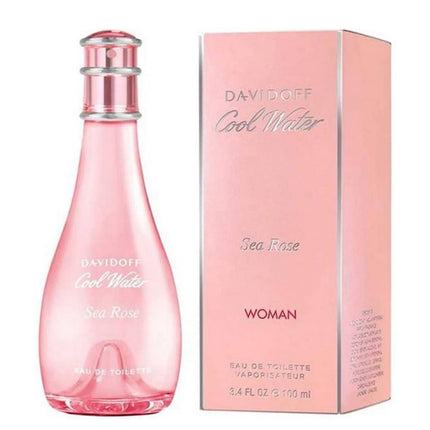 Davidoff Cool Water Woman Sea Rose EDT 100mL along with its packaging