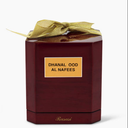 The Box of Dhanel Oudh Al Nafees CPO 6mL by Rasasi