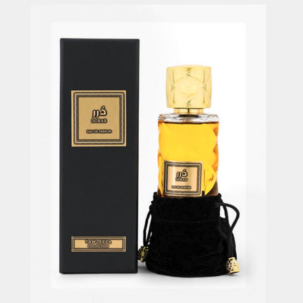 Dorar - Tawleefa Collection EDP 100mL by Rasasi along with its Pack