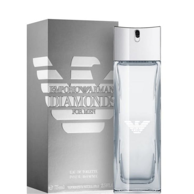 Giorgio Armani Emporio Armani Diamonds For Men EDT 75mL along with its Box
