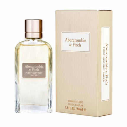 Abercrombie & Fitch's  First Instinct Sheer For Women EDP 50mL along with its Packaging