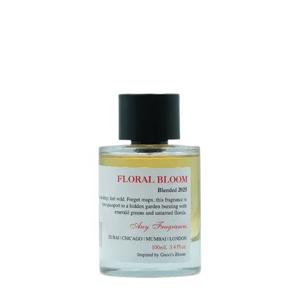 ANY fragrances FLORAL BLOOM EDP 100mL Spray bottle.