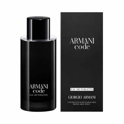 Giorgio Armani Code For Men Refillable EDT 125mL along with its packing