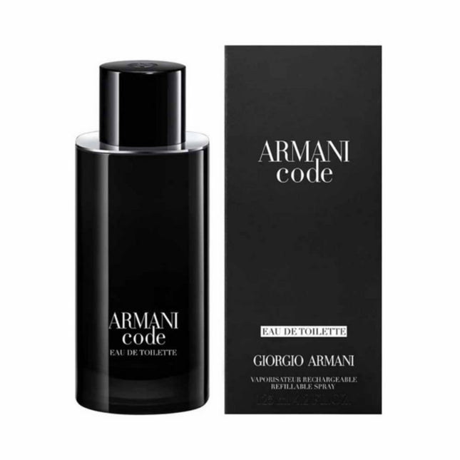 Giorgio Armani Code For Men Refillable EDT 125mL along with its packing