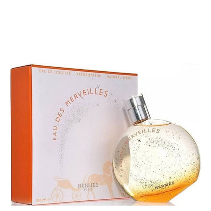 Hermes Eau Des Merveilles Bleue For Women EDT 50mL along with its Packaging