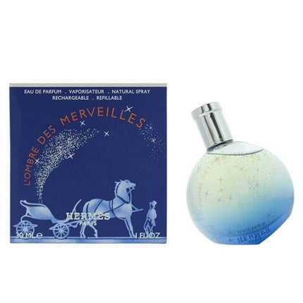 Hermes L'Ombre Des Merveilles REFILLABLE EDP 30mL along with its Packaging
