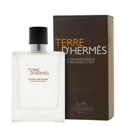 Hermes Terre D'Hermes Aftershave Lotion 100mL along with its Packing