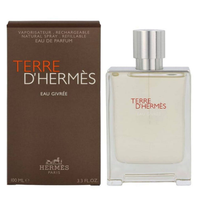 Hermes Terre D'Hermes Eau Givree Eau de Parfum REFILLABLE 100mL along with its Packaging