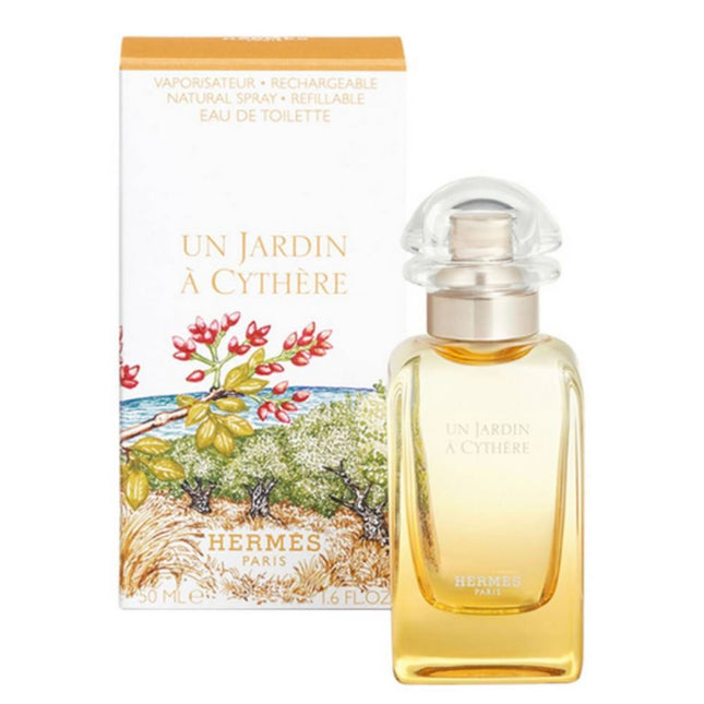 Hermes Un Jardin A Cythere EDT 50mL along with its Packaging