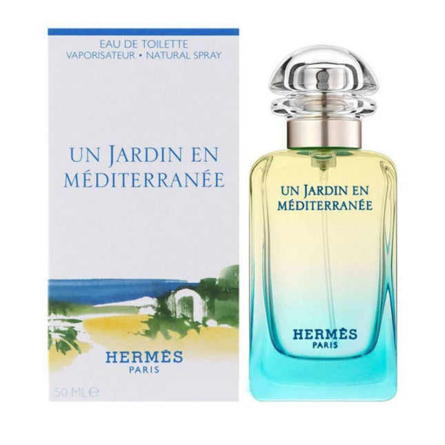 Hermes Un Jardin En Mediterranee EDT 50mL along with its packaging