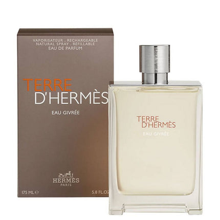 Hermes Terre D'Hermes Eau Givree Eau de Parfum REFILLABLE 175mL along with its Packaging