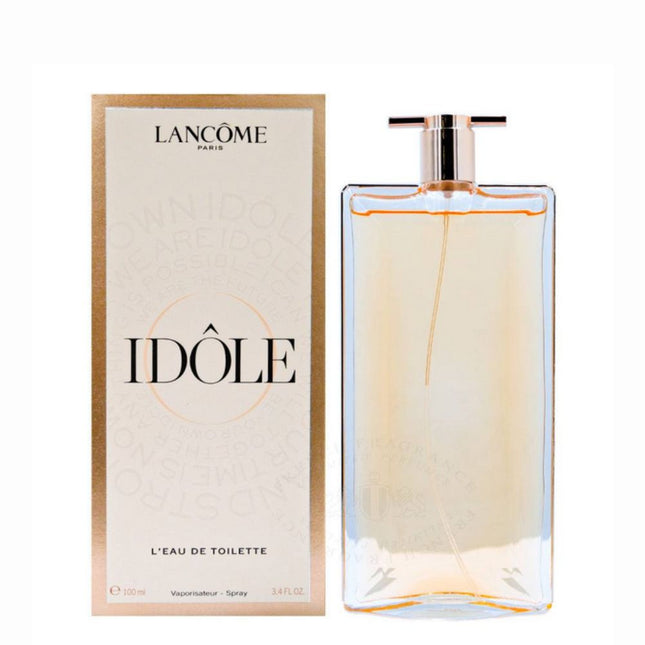 Idôle EDT 100mL by Lancôme along with its packaging