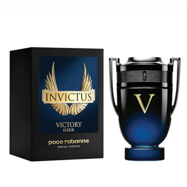 Invictus Victory Elixir Parfum 100mL along with its Packaging
