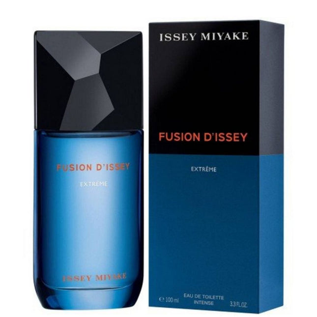 Issey Miyake Fusion D'Issey Extreme For Men EDT Intense 100mL along with its packaging