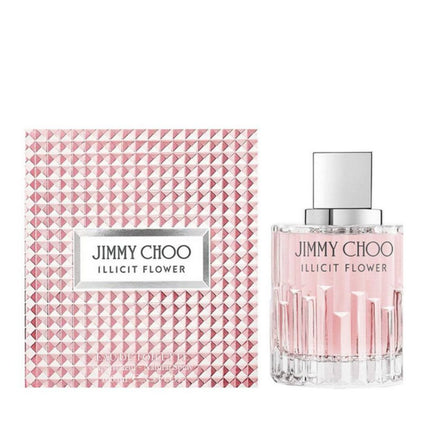 Jimmy Choo Illicit Flower For Women EDT 100mL along with its Packaging