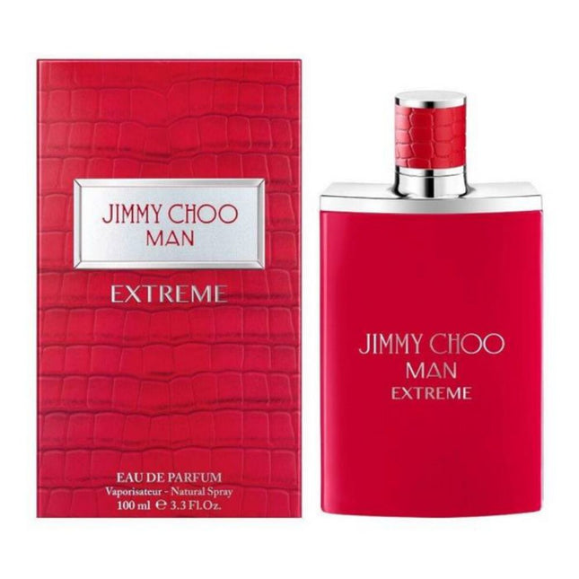 Jimmy Choo Man Extreme EDP 100mL along with its packaging