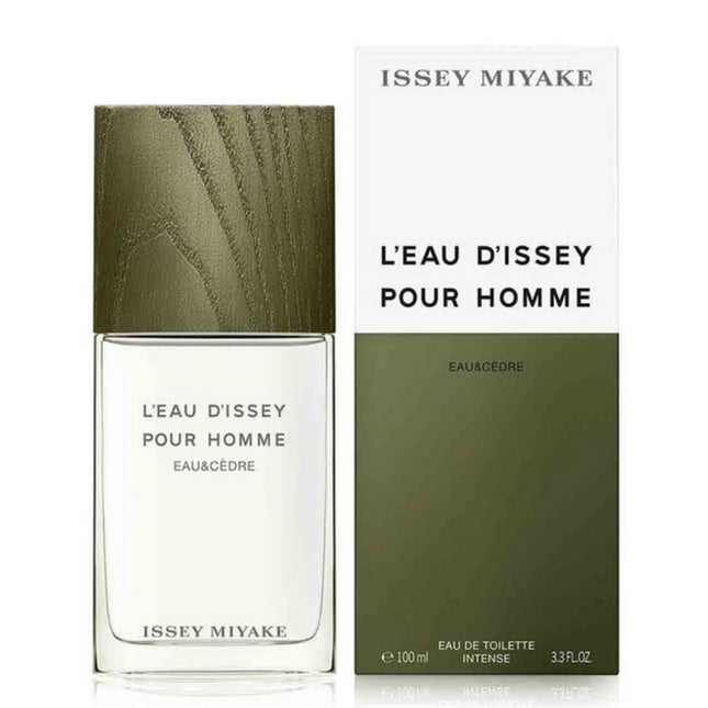 L'Eau D'Issey Pour Homme Eau & Cedre EDP Intense 100mL along with its Packaging