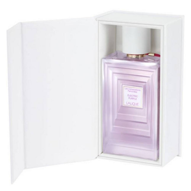 Lalique Electric Purple For Women EDP 100mL along with its Packaging