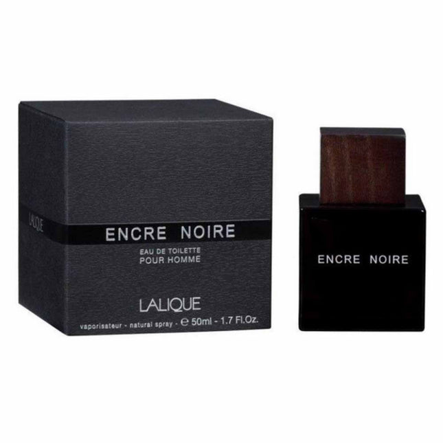 Lalique Encre Noire For Men EDT 50mL along with its Packaging