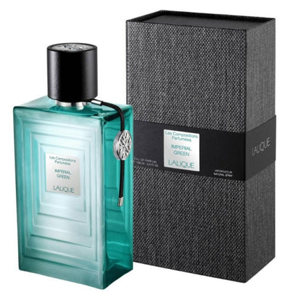 Lalique Imperial Green For Men EDP 100mL along with its Packaging