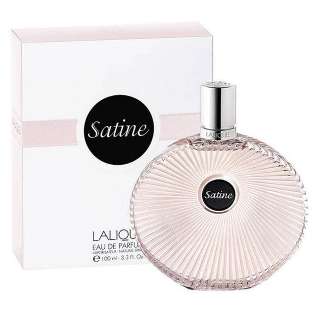 Lalique Satine For Women EDP 100mL along with its Packaging