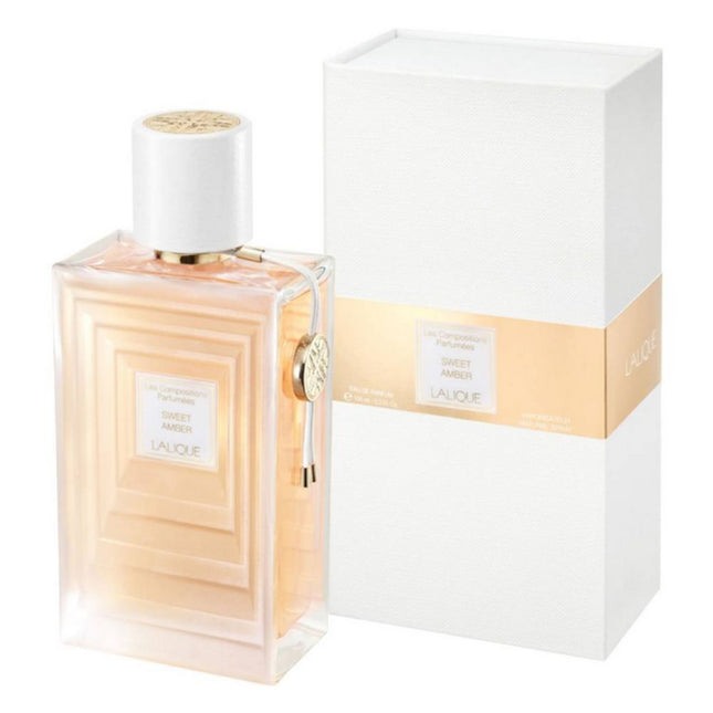 Lalique Sweet Amber For Women EDP 100mL along with its Packaging