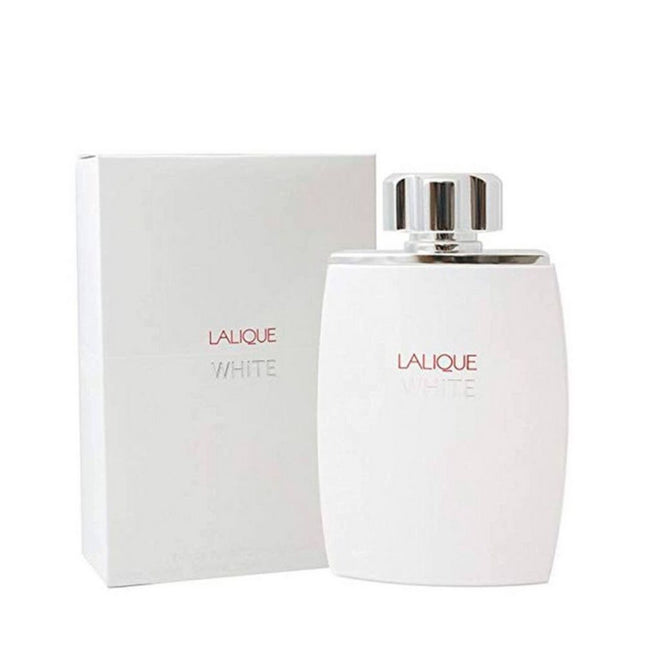 Lalique White For Men EDT 125mL along with its Packaging
