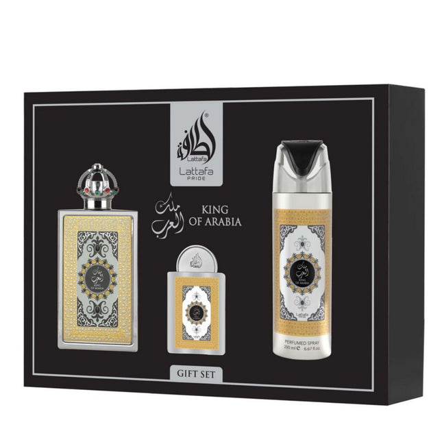 Lattafa Art of Universe 3-in-1 Gift Set | Includes 100ml EDP, 200ml Body Spray, and 20ml Mini EDP