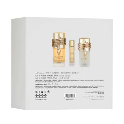 Lattafa Gift Set - Musamam White Intense