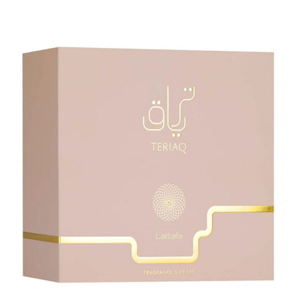 Lattafa Teriaq 3-in-1 Gift Set | Includes 100ml EDP, 12ml EDP, and Luxurious Hair Mist