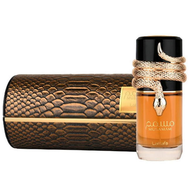 Lattafa Musamam EDP 100mL along with its Packaging