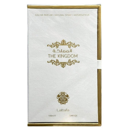 The Packaging of Lattafa The Kingdom For Men EDP 100mL