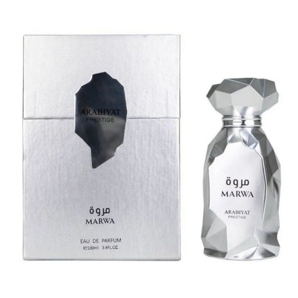 Arabiyat Prestige Marwa EDP 100mL along with its Packaging