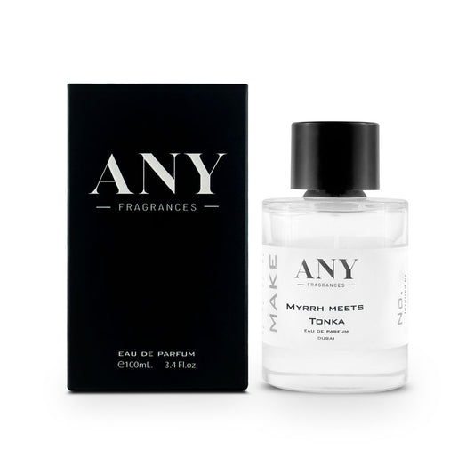 Myrrh meets Tonka EDP 100mL by ANY fragrances along with its Pack