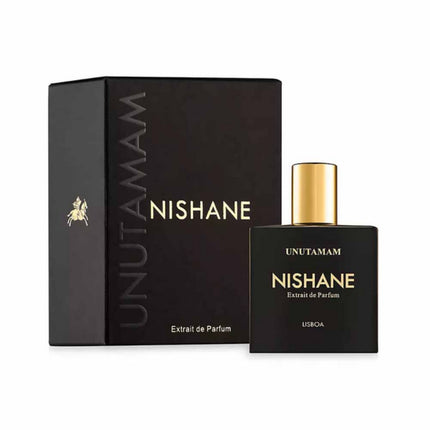 Nishane Unutamam Parfum 30mL along with its packaging