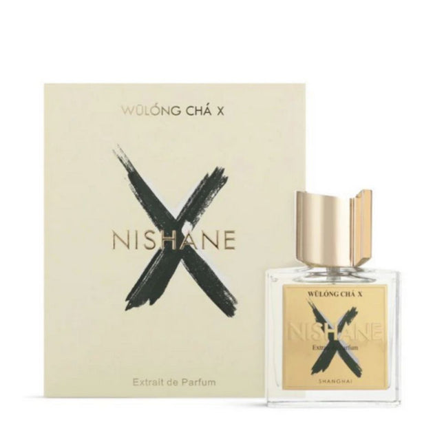 Nishane Wulong Cha X  Extrait de Parfum 100ml along with its packaging