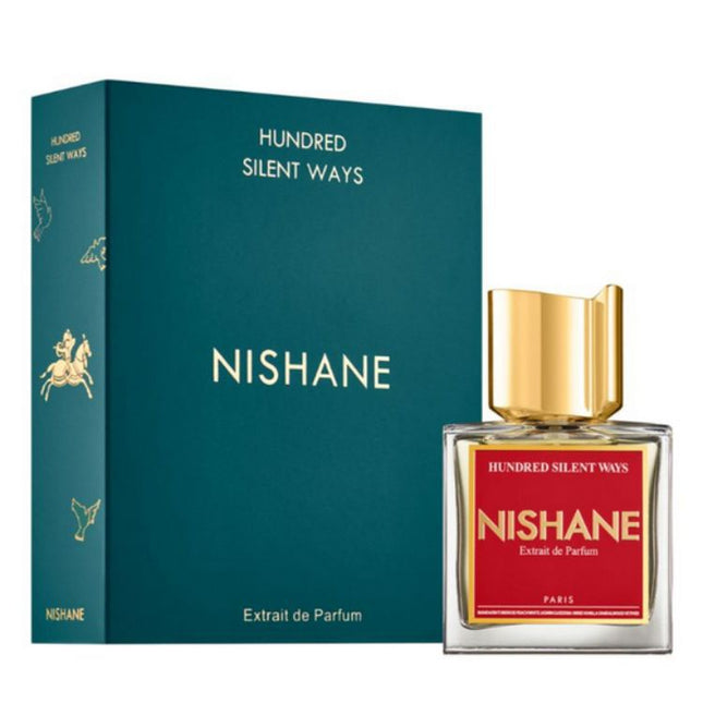 Nishane perfume bottle and packaging on a white background